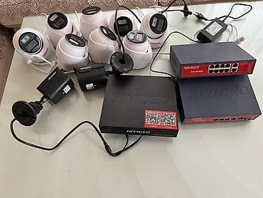 elektrik caydan: HIVIDEO IP müşahidə sistemi dəsti Tərkib: - 8 ədəd ağ dome tip IP — 1