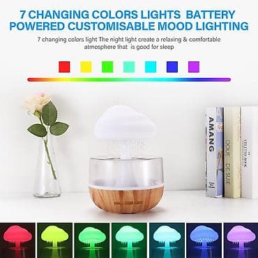 Hədiyyəlik yağmurlu, işıqlı göbələk Cloud Rain Humidifier lalafo.az -da Hədiyyəlik yağmurlu, işıqlı göbələk Cloud Rain Humidifier