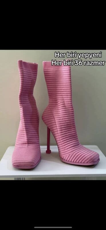 Botinka və botilyonlar: Ölçü: 36, rəng - Çəhrayı, Yeni — 1