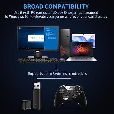 xbox: Xbox Wireless Adapter Xbox kontrollerlərini kompüterə bağlamaq üçün — 3