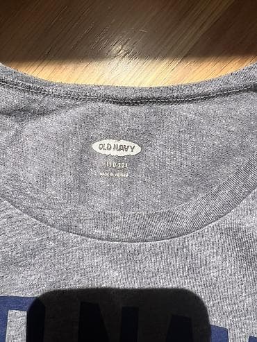 Uşaq T-Shirt dəsti 1) Old Navy T‑shirt - Rəng: boz melanj - Ön hissədə — 2