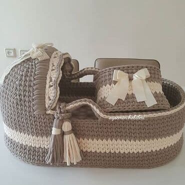 uşaq çantalar: Əl işi uşaq üçun səbətlər. Ölçüsü 70/35 sm. Tək səbət 90 azn . Çanta — 4