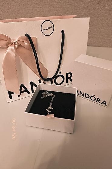 Pandora gümüş boyunbağı - Brend: Pandora - Material: 925 ayar gümüş - — 1
