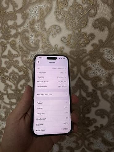 16 pro irşad: IPhone 15 Pro, 256 GB, Desert Titanium, Face ID — 3