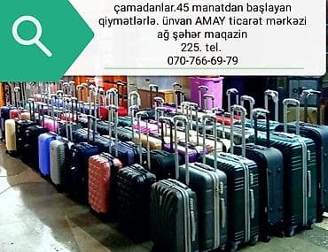 Batutlar: Böyük çamadanlar. Təzə. Hər ölçüdə var. Möhkəm və etibarlı — 6