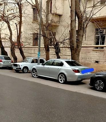 BMW 5 Series (E60) sedan – gümüşü rəng - 19" yüngül lehimli disklər