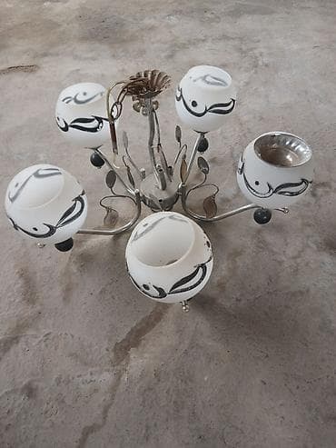 Çılçıraq, 5 lampa, Metal