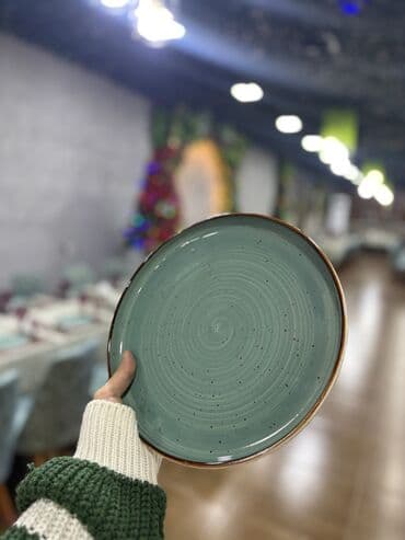 Mətbəx aksesuarları: Boşqablar, 1 əd, rəng - Yaşıl, Keramika — 3