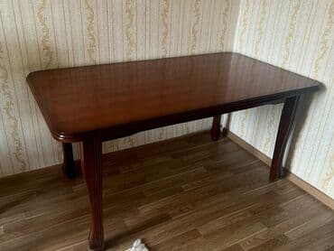 стол из массива дерева: Klassik masa, Taxta, Dördbucaq masa — 2