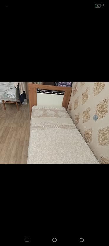 Yeni, Təknəfərlik çarpayı, Bazasız, Matras ilə, Siyirməsiz