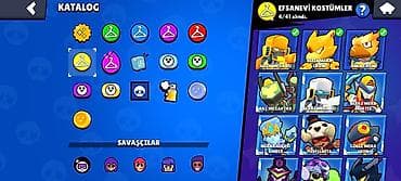 metal türbalar: Brawl Stars hesabı – yüksək səviyyəli profil - Kupa Yolu: 28,862 - — 4