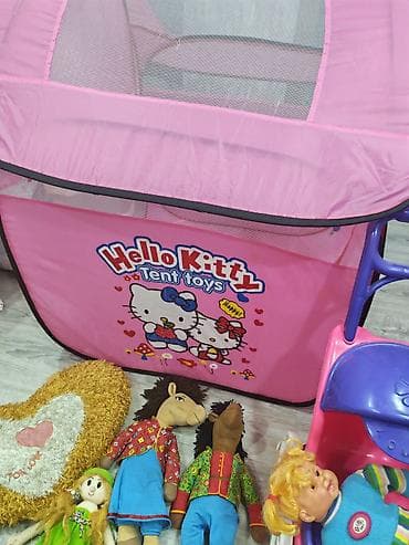 автомобильный набор: Uşaq üçün oyun seti Komplektə daxildir: - Hello Kitty Temalı çadır — 2