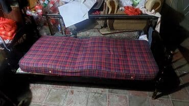 dekor taxta: Təknəfərlik çarpayı, Bazasız, Matras ilə, Siyirməsiz — 5