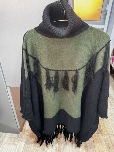 Шубы: Кофта, One size, цвет - Черный — 1