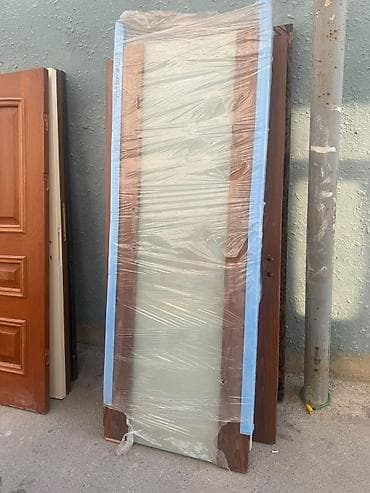 qapi seyf: Şüşəli dekorativ otaq qapıları - Material: MDF əsaslı qapı lövhəsi — 6