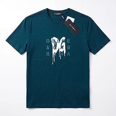 Futbolkalar: Dolce & Gabbana kişi T‑şörtü - Model: Qısaqoll, dairəvi yaxalı — 2