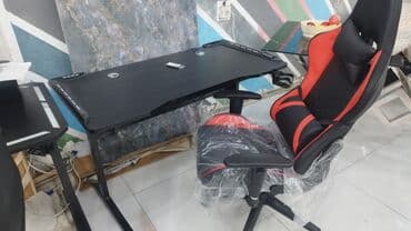 yığılıb açılan stol: Gaming masa və kreslo dəsti kreslo isiqli 360 azn Masa 450 azn . - — 4