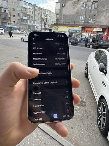 azerbaycan iphone 12 pro max: IPhone 13, 128 GB, Ağ — 4