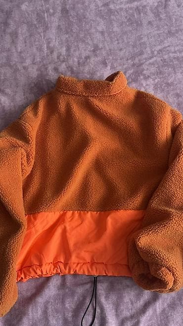 Məhsul: Bershka yarımfermuarlı fleec sweatshirt/jaket - Rəng: Parlaq — 3