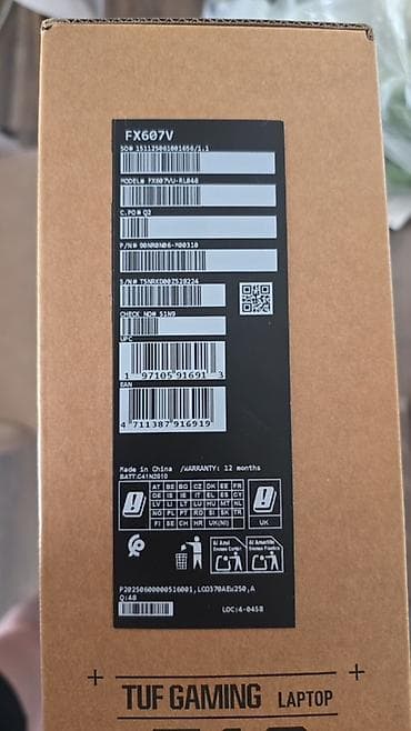 ssd: ASUS TUF Gaming F16 (model: FX607V, FX607VU-RL046) - Rəng: Mecha Gray — 3