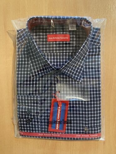 kisi geyimleri 2021: Köynək, 2XL, rəng - Göy — 3