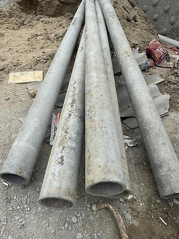 Beton borular – müxtəlif diametrlərdə Məhsul təsviri: - Material — 2