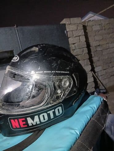 купить шлем для мотоцикла бу: NEVİ brendli motocikl dəbilqəsi – tam üzlü (full-face) model — 2