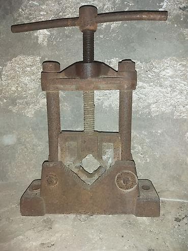 Тиски: Metal boru və profillər üçün mexaniki vays (boru sıxacı) - Döküm — 2