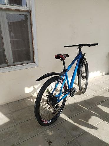 velosiped oturacağı: Dağ/şosse istifadəsi üçün universal velosiped - Rəng: mavi gövdə — 4