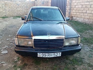Mercedes-Benz 190D (W201) sedan - Kuzov: qara rəng, 4 qapılı sedan