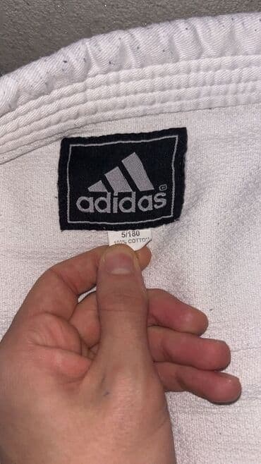 adidas kişi: İdman dəsti, Adidas, L, rəng - Ağ — 2