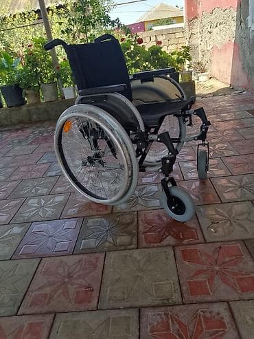 Медтовары: Manevrli əlil arabası - Çərçivə: möhkəm metal konstruksiya, yığcam — 2