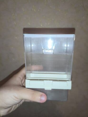 quş damı: Quşlar üçün aksesuar dəsti - Taxta quş evi: üçbucaq damlı, ön hissədə — 3