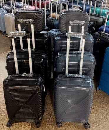 Roliklər: Sərt korpuslu səyahət çamadanları və kosmetik çantalar dəsti — 2