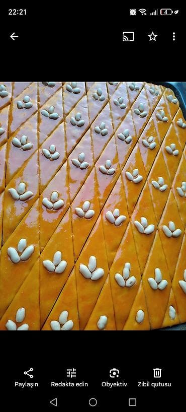 Şirniyyat məhsulları: Evdə təmiz və keyfiyyətli şəkildə hazırlanmış paxlava satılır 🍯 🔸 — 7