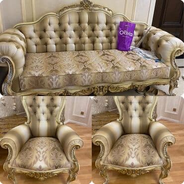 ikinci el cilciraqlar: İşlənmiş, Divan, 2 kreslo — 1