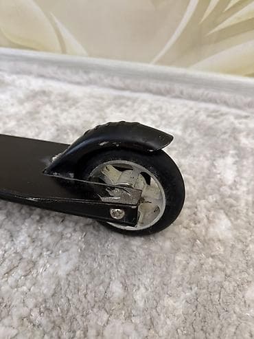 скутер купить: Uşaq üçün skuter - Rəng: tam qara - Gücləndirilmiş metal gövdə və — 3