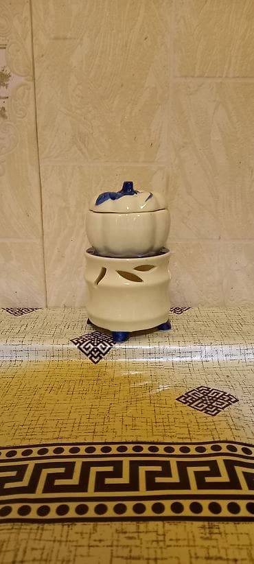 ələy: Çay dəsti, rəng - Ağ, Keramika — 10