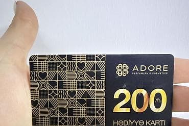 Adore Perfumery & Cosmetics hədiyyə kartı – 200 ₼ nominal — 1