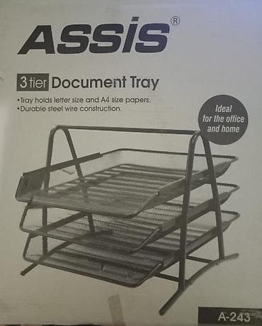 3 d qelem: Rəf sənəd üçün Masa üstü ləvazimatlar - MAS, ASSİS, Növü: 3 hissəli — 3