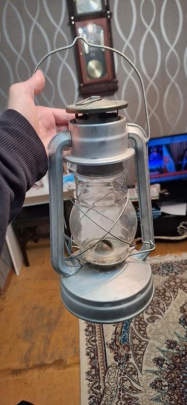 Pastel dəstləri: Kerosen fənəri (şüşə məhəfəzəli) - Mexaniki fit tənzimləyicisi olan — 1