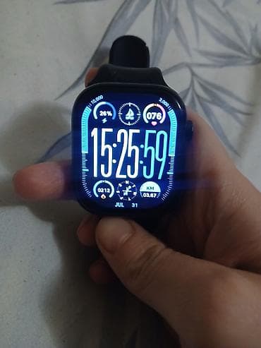 Smart saatlar: İşlənmiş, Smart saat, Sensor ekran, rəng - Qara — 4