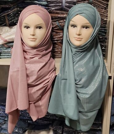 hazır hicab modelleri: Hazır geyinilən hicab kolleksiyası - Model növləri: - Parıltılı — 11