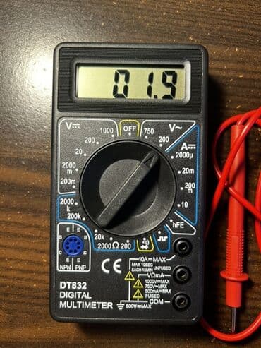 тестер: Multimetr, Rəqəmsal — 1