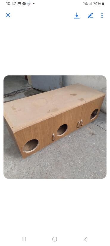 goyərcin yuvaları: Rəngli taxta heyvan evi/budaq evciyi - Material: taxta konstruksiya — 25