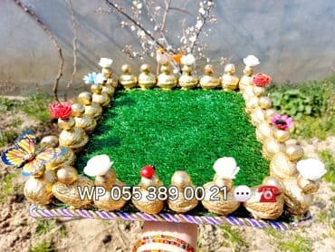 novruz bayramı rəsmləri: Diqqət Endirimdə - Novruz xonçası, Əldədir. Diametr 30 - 15 azn deyil — 1