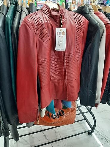 krop geyim: Qadın dəri gödəkçələri – müxtəlif model və rənglər - Material: təbii — 3