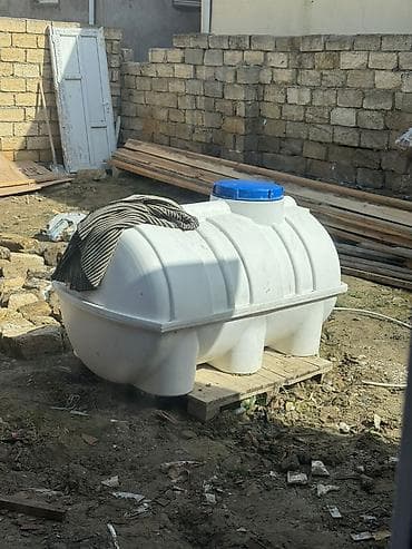 Baklar və çənlər: Plastik su çəni – üfüqi tip - Material: Sərt polietilen (UV-ya — 1