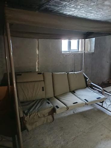 kunc mebel: Divan-yelləncək, Zontikli, Metal — 1