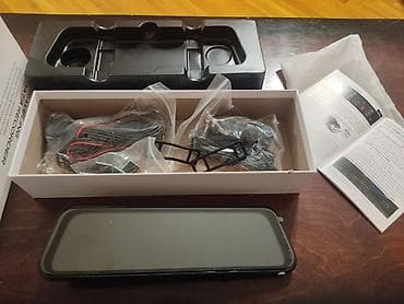 videoregistrator: Məhsul: 4K HD Streaming Recorder – avtomobil arxa‑güzgüsü tərzində DVR — 2